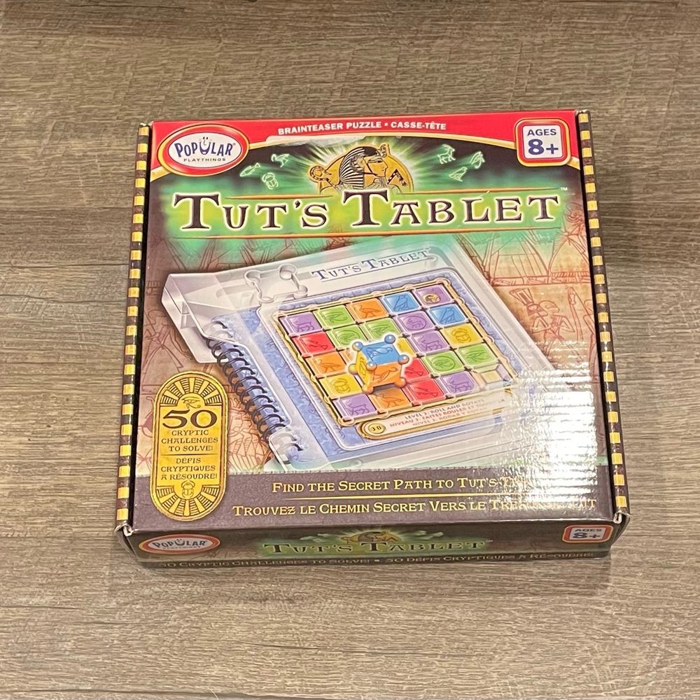 Tut’s Tablet Brainteaser Puzzle Game 50 Cryptic Challenges to Solve